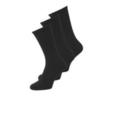 Jack & Jones Charles 3 Pack Football Socks In Black