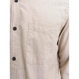 Jack & Jones Classic Comfort Fit Shirt In Oatmeal