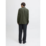Jack & Jones Classic Comfort Fit Shirt In Rosin Green