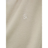 Jack & Jones Eaustin Zip Polo In Moonbeam