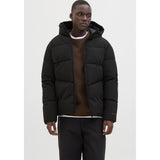 Jack & Jones Global Puffer Jacket In Black