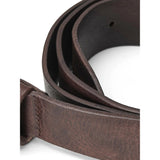 Jack & Jones JACVICTOR Belt In Black Coffee