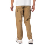 Jack & Jones Kane Barkley Loose Cargo Trousers In Elmwood