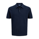 Jack & Jones Knitted Regular Polo Shirt Sky Captain