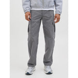 Jack & Jones Loose Fit Cargo Trouser in Dark Grey