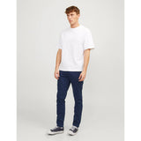 Jack & Jones Marco Bowie Chinos In Navy Blazer