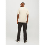 Jack & Jones Organic Plain T-shirt In Moonbeam