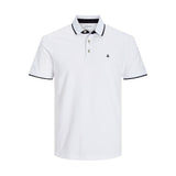 Jack & Jones Plain Polo Slim Fit Shirt White