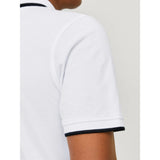 Jack & Jones Plain Polo Slim Fit Shirt White