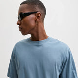 Jack & Jones Plain T-Shirt Blue Mirage