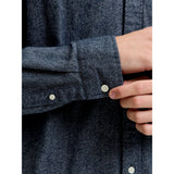 Jack & Jones Regular Fit Lumberjack Shirt In Dark Navy