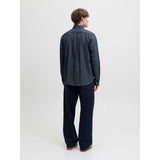 Jack & Jones Regular Fit Lumberjack Shirt In Dark Navy