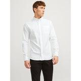Jack & Jones Slim Fit Casual Shirt In White