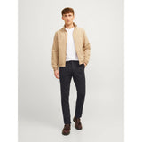 Jack & Jones Slim Fit Chino Trousers In Black