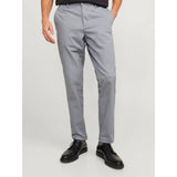 Jack & Jones Slim Fit Chino Trousers In Ultimate Grey