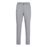 Jack & Jones Slim Fit Chino Trousers In Ultimate Grey