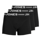 Jack & Jones Three Pack Trunks Black