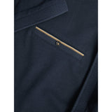 Jack & Jones Tipped Polo Shirt In Navy Blazer