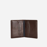 Jekyll & Hide Slim Card Holder In Mocha