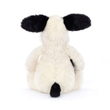 Jellycat Bashful Black And Cream Puppy
