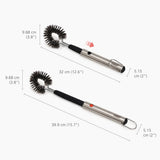 GrillOut™ Stainless-Steel BBQ Cleaning Brush with Extending Handle