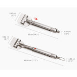 Joseph Jopseph GrillOut™ Stainless-Steel BBQ Turner Tongs with Extending Handle