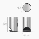 Joseph Joseph Arc™ 10L Easy-push Stainless-steel Pedal Bin