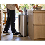 Joseph Joseph Arc 30L Easy-push Stainless-Steel Pedal Bin