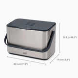 Joseph Joseph Collect™ 4L Stainless-steel Food Waste Caddy