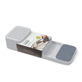 Joseph Joseph Drawerstore Compact Knife Organiser In Grey