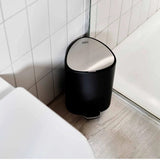 Joseph Joseph EasyStore™Bathroom Pedal Bin In Matt Black, 5L