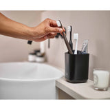 Joseph Joseph EasyStore Matt Toothbrush Holder In Black