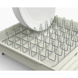 Joseph Joseph Extend Expandable Dish Drainer In Stone Green