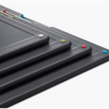 Joseph Joseph Folio™ Steel 4-piece Chopping Board Set With Black Stainless-Steel Case In Black