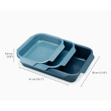 Joseph Joseph Nest™ Oven Non-stick 3-piece Roasting Tray Set In Blue