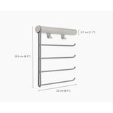Joseph Joseph Orderly™ Ecru Belt, Tie & Scarf Hanging Rail