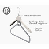 Joseph Joseph Orderly™ Set of 2 Ecru Long Garment Hangers