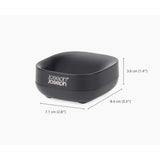 Joseph Joseph Slim Compact Matt Soap Dish In Black