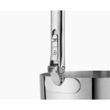 Joseph Joseph Space Steel Folding Handle 3-Piece Saucepan Set In Stainless Steel