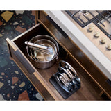 Joseph Joseph Space Steel Folding Handle 3-Piece Saucepan Set In Stainless Steel