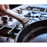 Joseph Joseph Space Steel Folding Handle Non-Stick 28cm Frying Pan in Stainless Steel