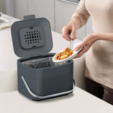 Joseph Joseph Stack 4L Food Waste Caddy Grey