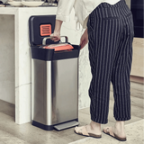 Joseph Joseph Titan Trash Compactor Bin Stainless Steel 30L