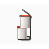 Joseph Joseph Totem Compact 40L Stainless-steel Waste & Recycling Bin