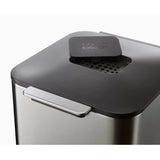 Joseph Joseph Totem Compact 40L Stainless-steel Waste & Recycling Bin