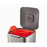 Joseph Joseph Totem Compact 40L Stainless-steel Waste & Recycling Bin