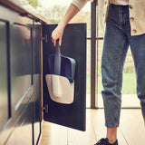 Joseph Joseph CleanStore Wall-mounted Dustpan & Brush In Blue