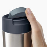 Joseph Joseph Travel Mug Sipp Steel With Flip top Cap In Grey