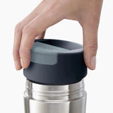 Joseph Joseph Travel Mug Sipp Steel With Flip top Cap In Grey