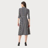 Joseph Ribkoff Knee-length Wrap Dress In Multi